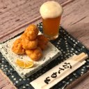 夏のおつまみ唐揚げ・ビールセット