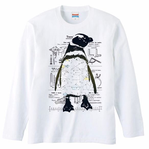 [ロングスリーブTシャツ] Equation Penguin