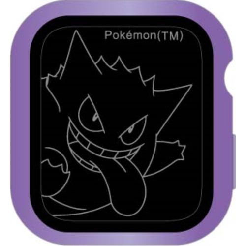 グルマンディーズ POKE-929A ポケットモンスター Apple Watch 40mm対応 ガラスプロテクターケース ゲンガー