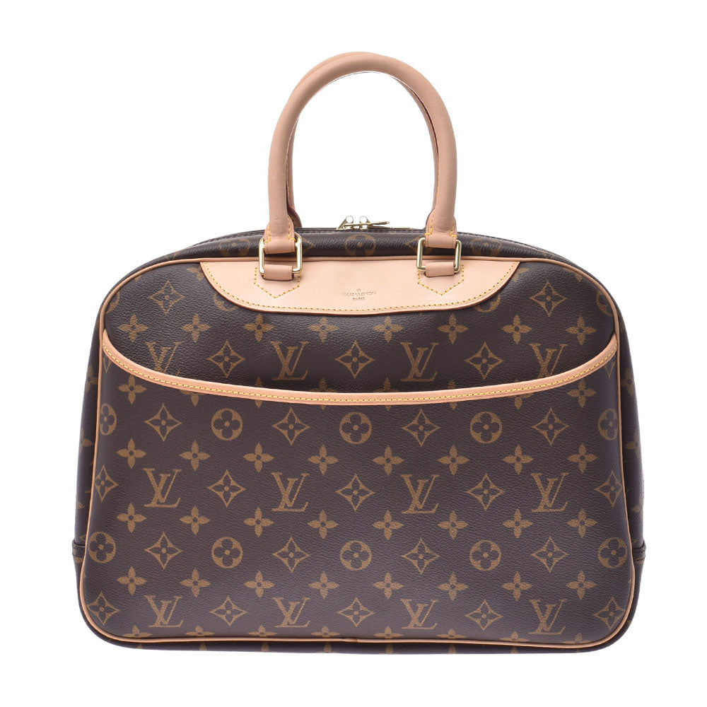 LOUIS VUITTON ルイヴィトン モノグラム ドーヴィル ブラウン M47270 ユニセックス ハンドバッグ 未使用 