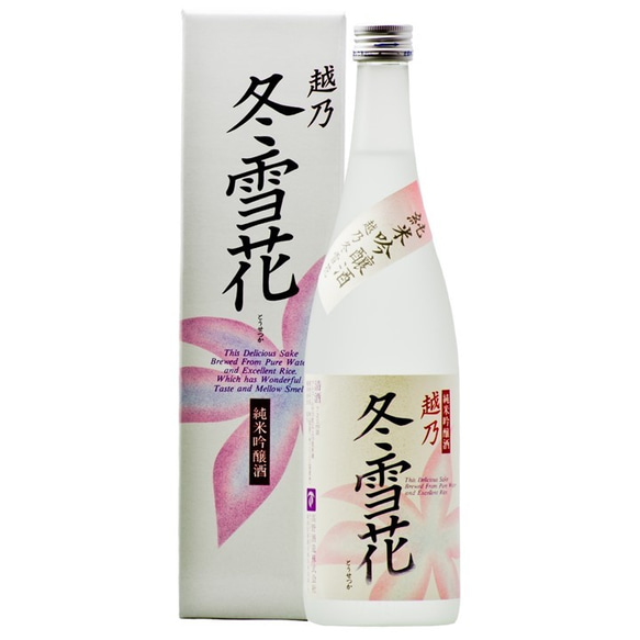 越乃冬雪花 純米吟醸酒 720ml 化粧箱入 辛口 お酒 日本酒 新潟 高野酒造