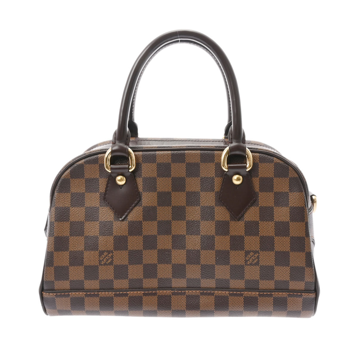 LOUIS VUITTON ルイヴィトン ダミエ ドゥオモ ブラウン N60008 レディース ダミエキャンバス ハンドバッグ ABランク 中古 