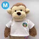 JELLYCAT ジェリーキャット バシュフル Mサイズ用 Tシャツ 白 ホワイト 着せ替え 洋服 コスチューム