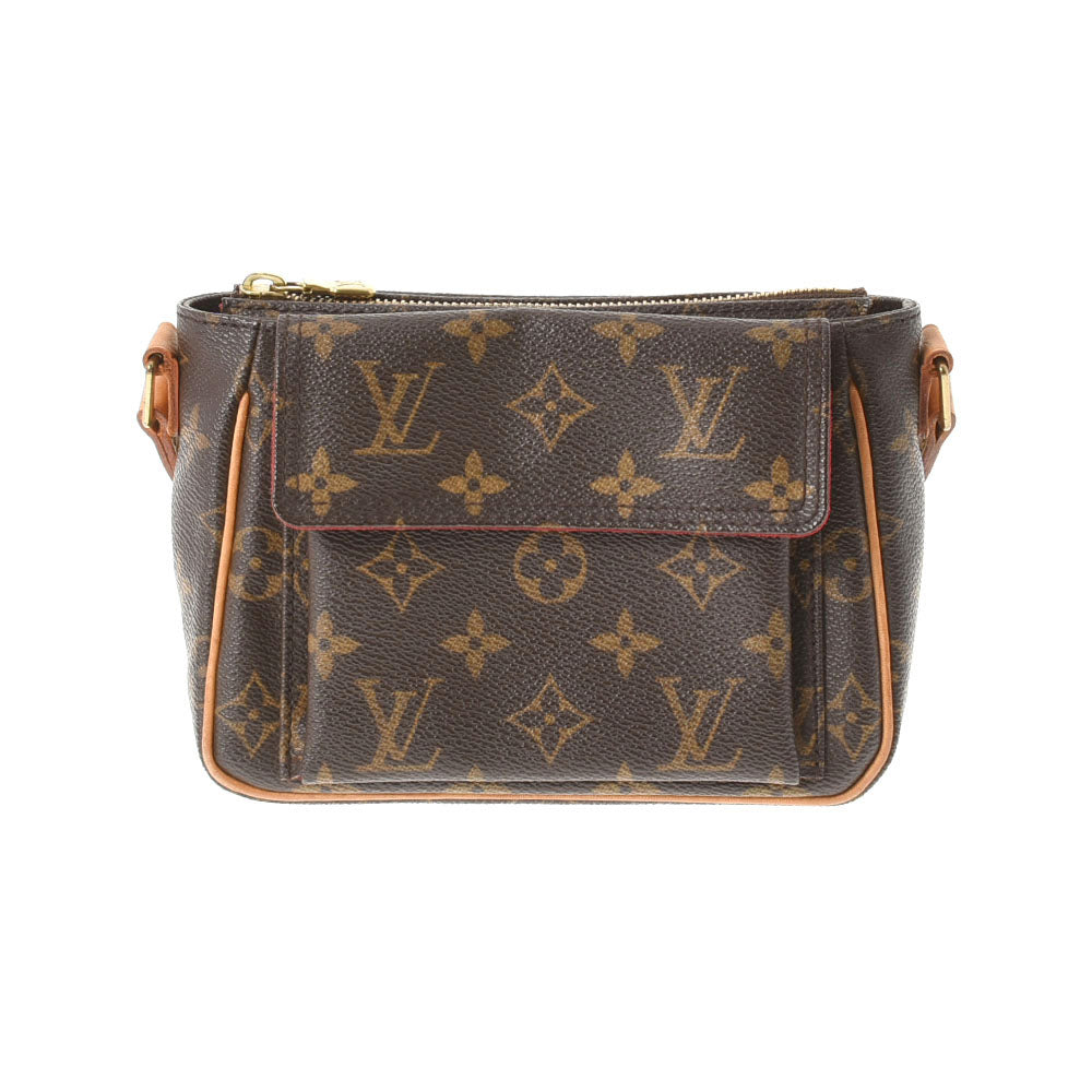 LOUIS VUITTON ルイヴィトン モノグラム ヴィバシテ PM ブラウン M51165 レディース モノグラムキャンバス ショルダーバッグ Bランク 中古 