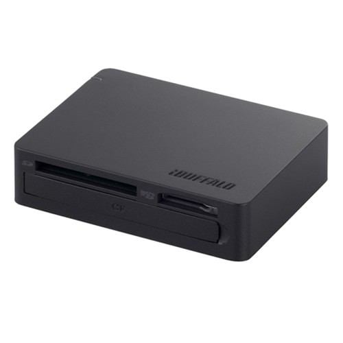 バッファロー BSCR25TU3BK 高速カードリーダー／ライター USB3.0&ターボPC EX対応モデル ブラック