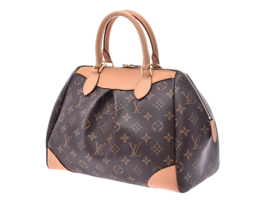 ルイヴィトン モノグラム セギュール ブラウン M41632 レディース 本革 2WAYハンドバッグ Aランク LOUIS VUITTON ストラップ付 中古 