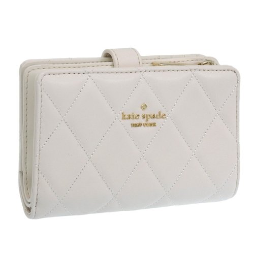 KATE SPADE ケイトスペード CAREY MEDIUM COMPACT BIFOLD WALLET キャリー ミディアム 二つ折り 財布 レザー Mサイ