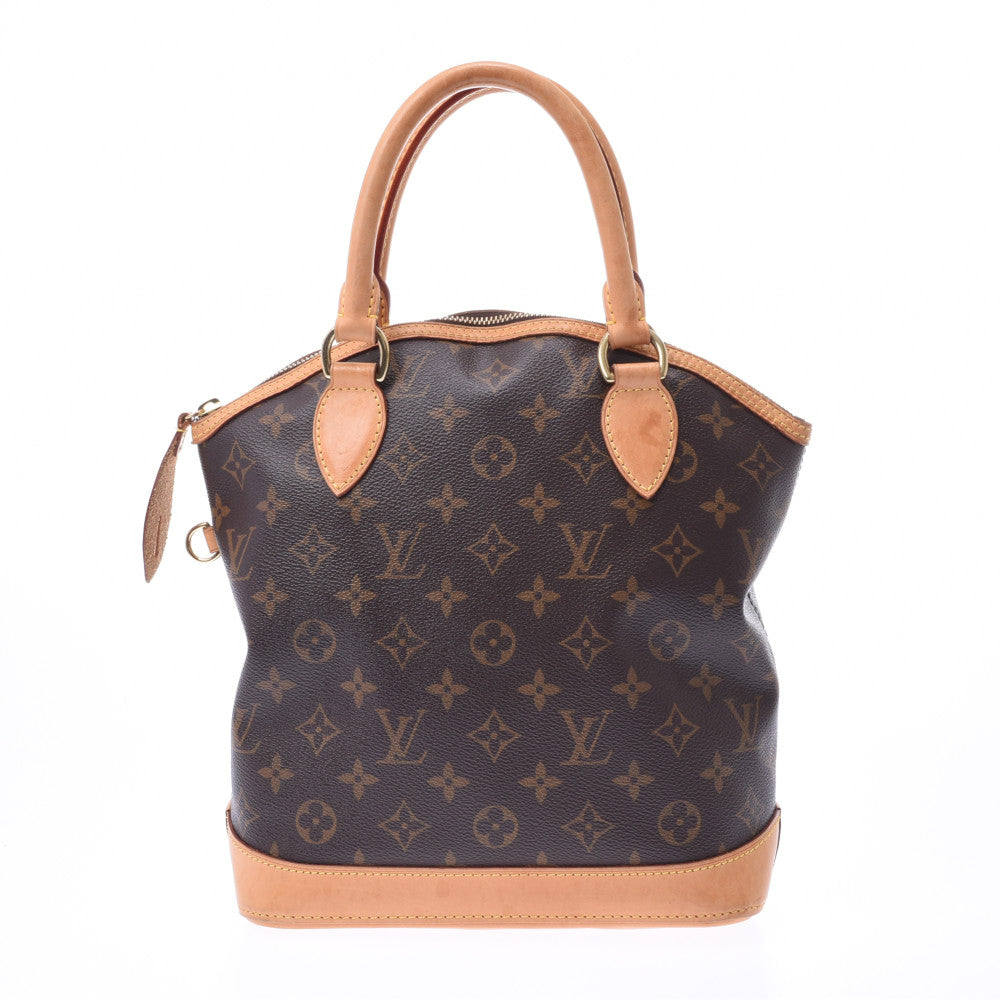 LOUIS VUITTON ルイヴィトン モノグラム ロックイットPM ブラウン M40102 ブラウン レディース モノグラムキャンバス レザー ハンドバッグ Bランク 中古 