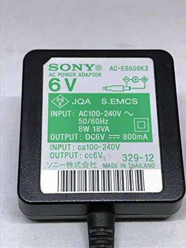 【部品】SONY純正 ACアダプター AC-ES608K3(ヘッドホン用6V) 対応機種：MDR-DS7500【中古品】