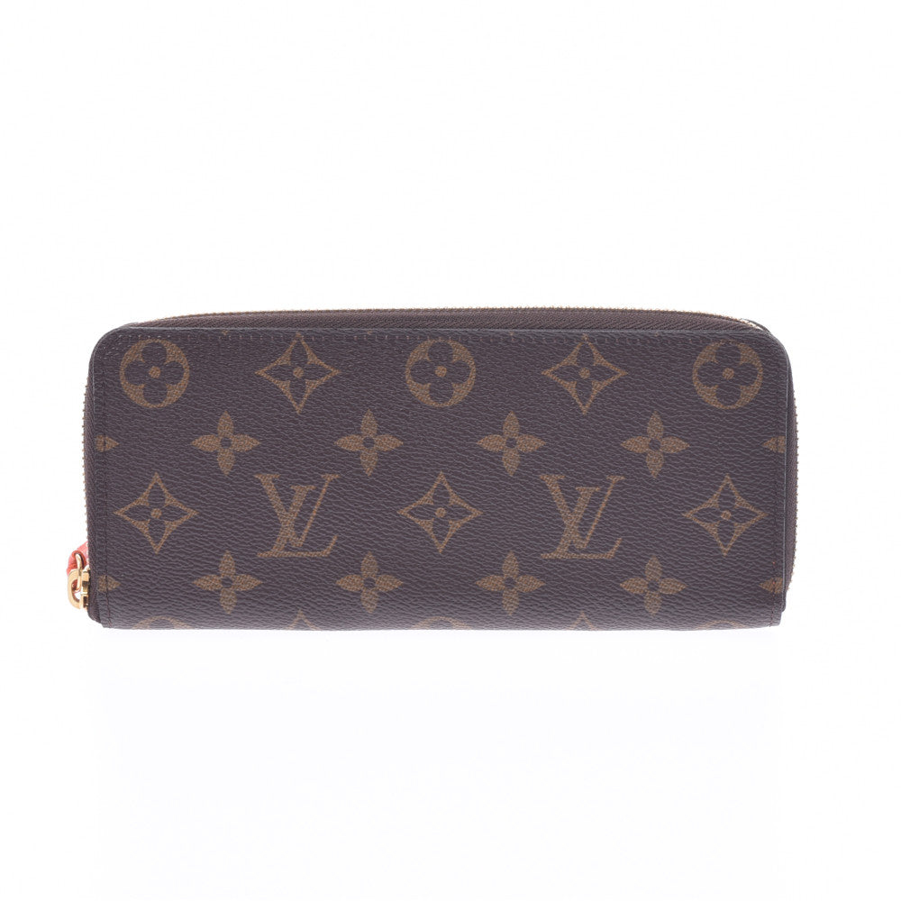 LOUIS VUITTON ルイヴィトン モノグラム ポルトフォイユ クレマンス ピモン M60743 ユニセックス モノグラムキャンバス 長財布 ABランク 中古 