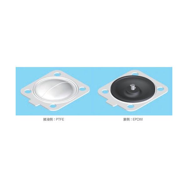 フジキン BNWシリーズダイヤフラム単体 標準ダイヤフラム(PTFE/EPDM)65A(2.5S) BNW-65PE 1個 352-4187（直送品）