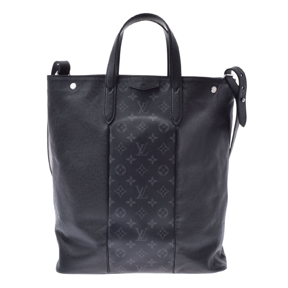 LOUIS VUITTON ルイヴィトン タイガラマ シティトート ノワール M30431 メンズ モノグラムキャンバス/タイガレザー トートバッグ ABランク 中古 