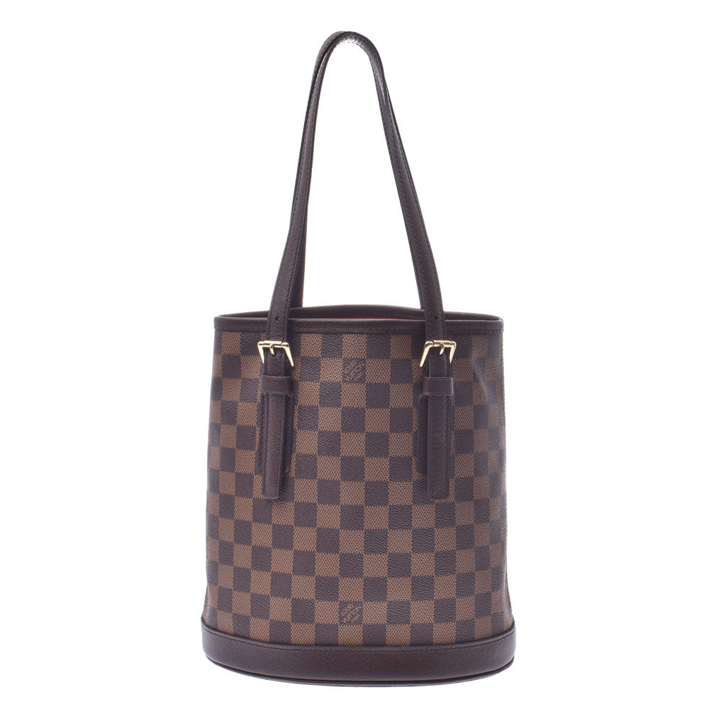 LOUIS VUITTON ルイヴィトン ダミエ マレ ブラウン N42240 レディース ダミエキャンバス レザー ハンドバッグ Aランク 中古 