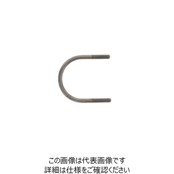 ファスニング J クロメート 鉄 Uボルト（鋼管用） 6 X 15A C00007000060015002 1箱（1400個）（直送品）