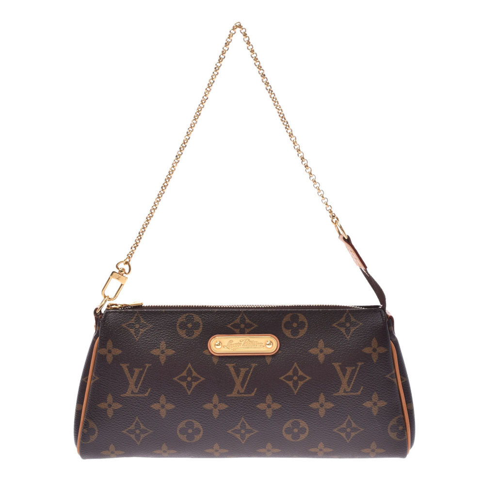 LOUIS VUITTON ルイヴィトン モノグラム エヴァ ブラウン M95567 レディース モノグラムキャンバス 2WAYバッグ Aランク 中古 