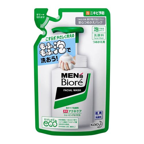 花王(Kao) メンズビオレ 泡タイプ薬用アクネケア洗顔 ［つめかえ用］ (130mL)