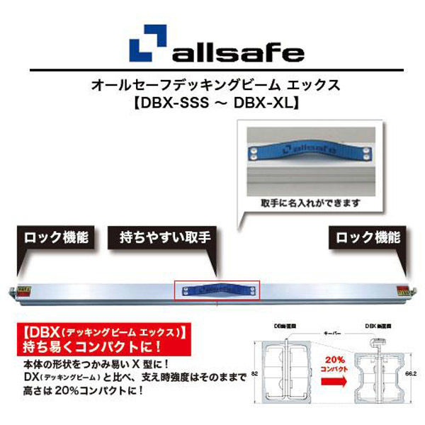 オールセーフ デッキングビーム エックス DBX