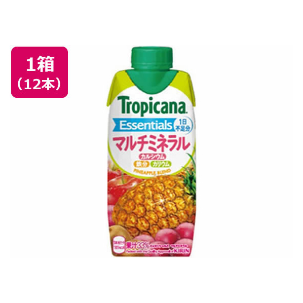 キリンビバレッジ トロピカーナ エッセンシャルズ マルチミネラル 330mL×12本 FCM5370