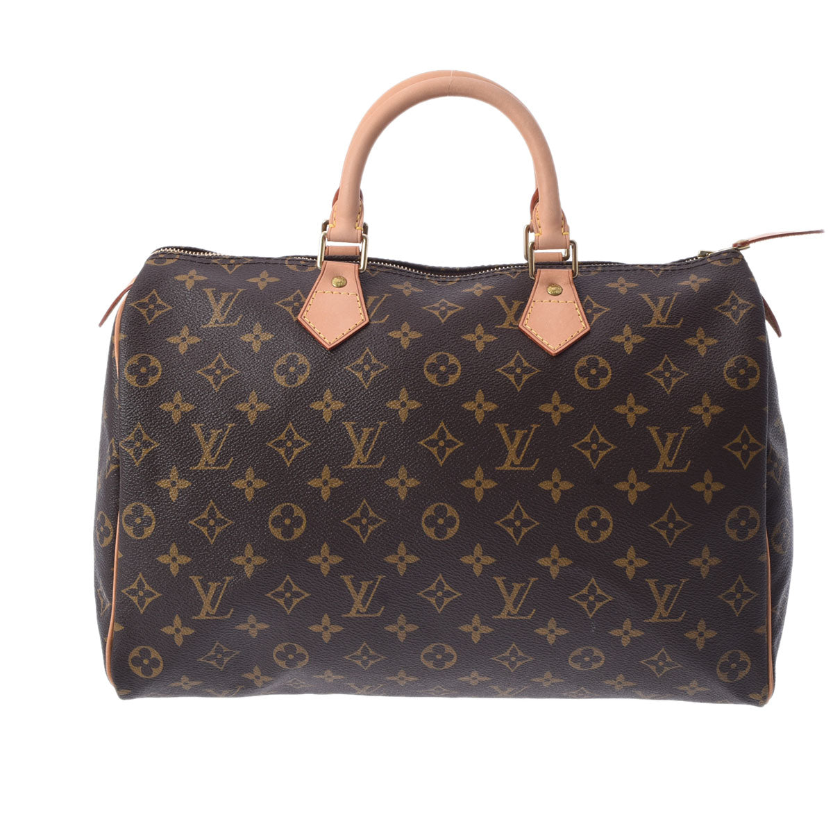 LOUIS VUITTON ルイヴィトン モノグラム スピーディ 35 ブラウン M41524 レディース モノグラムキャンバス ハンドバッグ Aランク 中古 