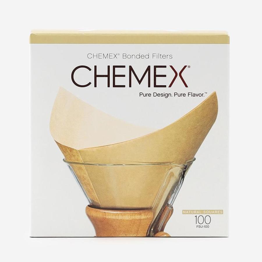 CHEMEX コーヒーフィルター無漂白 100枚入り  6Cups用