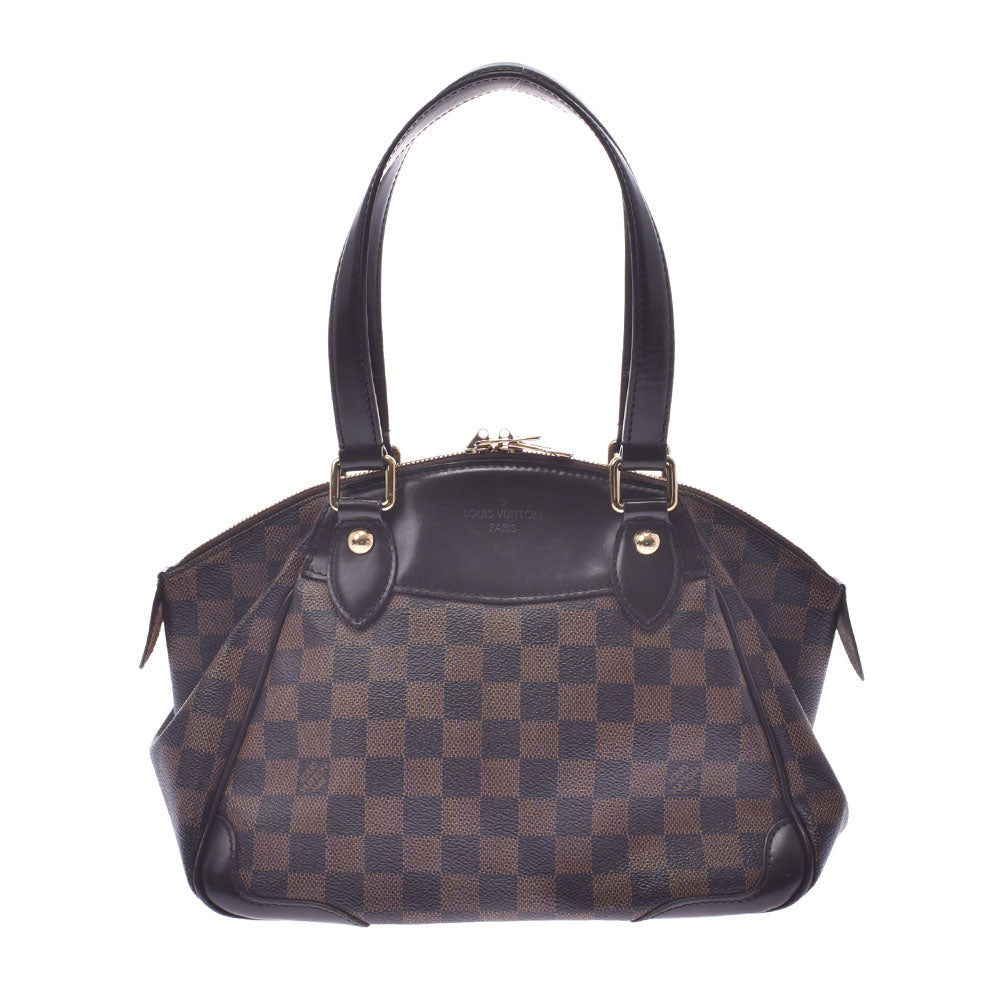 LOUIS VUITTON ルイヴィトン ダミエ ヴェローナPM ブラウン N41117 レディース ダミエキャンバス ハンドバッグ Bランク 中古 