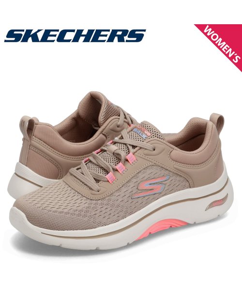 スケッチャーズ SKECHERS ゴーウォーク アーチフィット 2.0 スニーカー レディース GO WALK ARCH FIT 2.0 ベージュ 12531