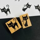 黒猫スタンプ