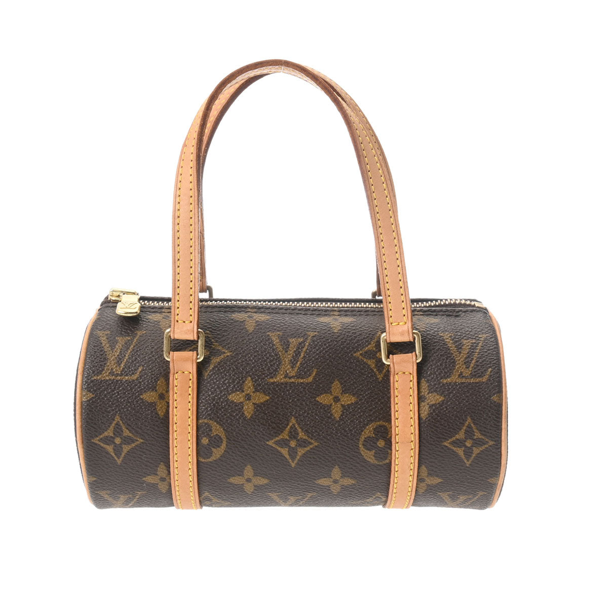 【2025カレンダーの人気アイテム】 LOUIS VUITTON ルイヴィトン モノグラム ミニパピヨン 19cm ブラウン M51389 レディース モノグラムキャンバス ハンドバッグ Bランク 中古 