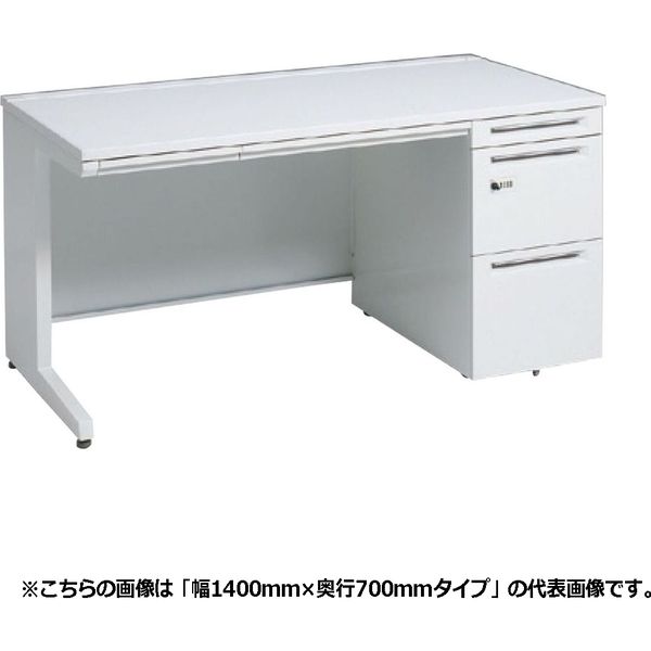 オカムラ アドバンス 片袖机 3段 引出し付 標準 幅1500×奥行800×高さ720mm 3V1YBG