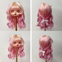 オビツ11ウィッグ モヘア手編みカツラドール