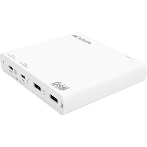 MOBO AM-PDC63A2 マルチポートUSB充電器 MOBODual USB-C MultiPort USB AC Adapterホワイト