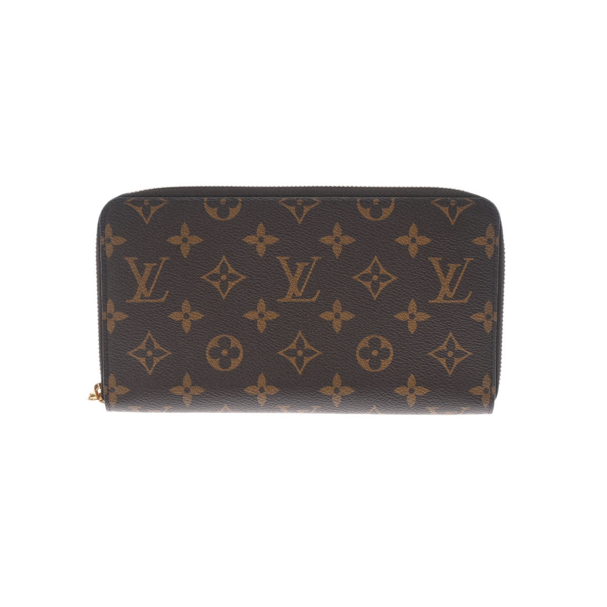 LOUIS VUITTON ルイヴィトン モノグラム ジッピーオーガナイザー ブラウン M62581 レディース モノグラムキャンバス 長財布 Aランク 中古 