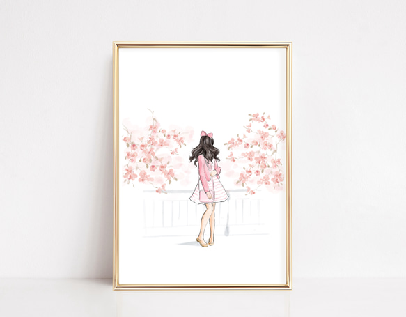 Sakura / イラスト / デジタルアート / おしゃれイラスト/ 桜