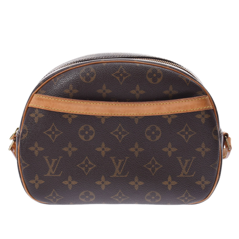 LOUIS VUITTON ルイヴィトン モノグラム ブロワ ブラウン M51221 レディース ショルダーバッグ Bランク 中古 