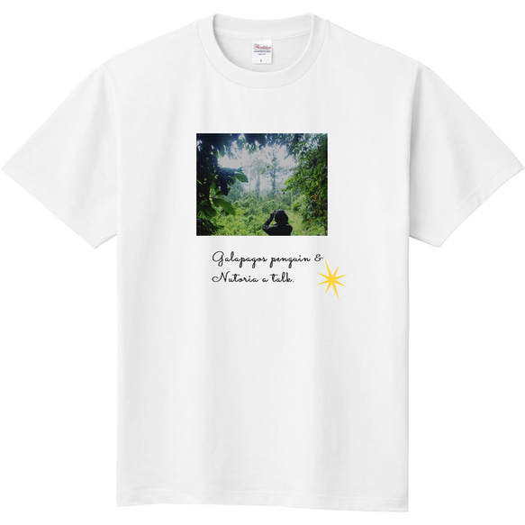 [ガラパゴスペンギンとヌートリアの語らい]テーマTシャツ