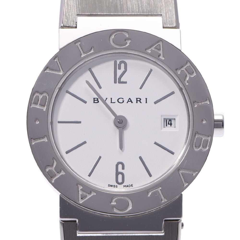 BVLGARI ブルガリ ブルガリブルガリ26 BB26SS レディース SS 腕時計 クオーツ 白文字盤 Aランク 中古 