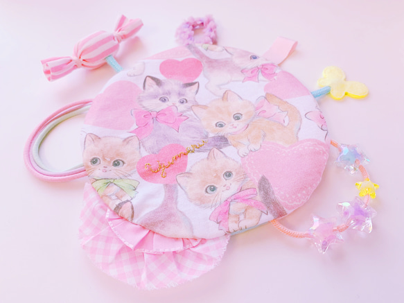 シャカシャカおもちゃ♡ゆめかわいい♡タグハンカチ