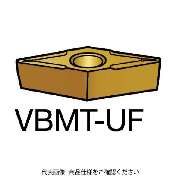 サンドビック コロターン107 旋削用ポジ・チップ VBMT 11 02 02-UF 5015 605-8221（直送品）