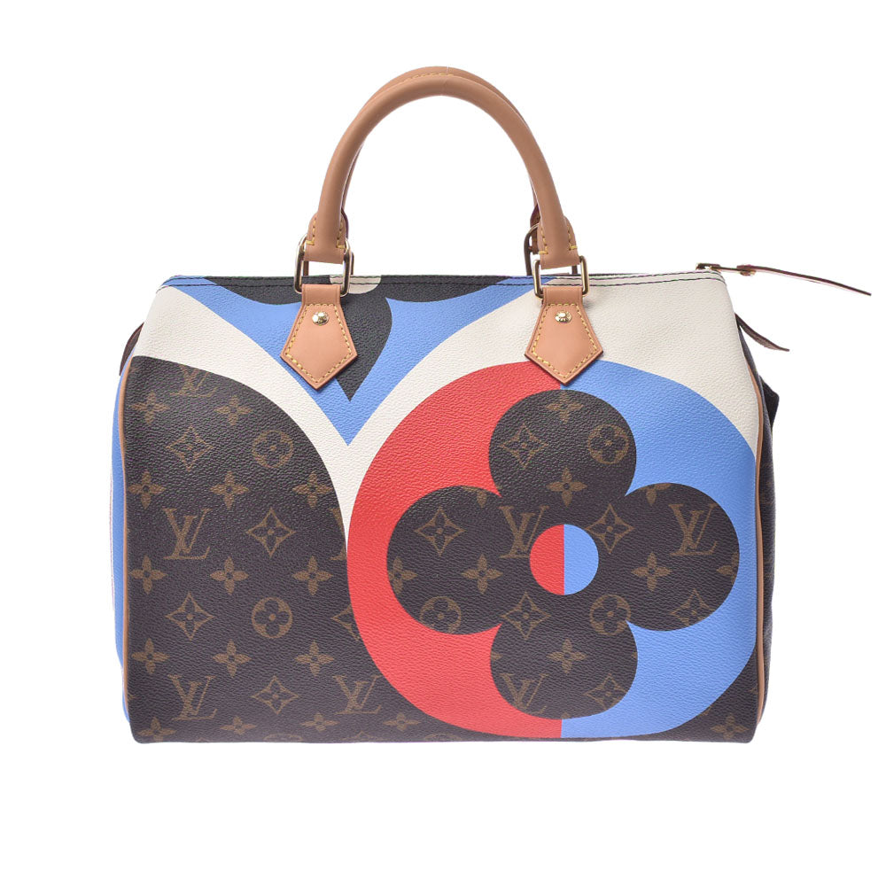 LOUIS VUITTON ルイヴィトン モノグラム ゲームオン スピーディバンドリエール30 ブラウン M57451 ユニセックス モノグラムキャンバス ハンドバッグ 新同 中古 