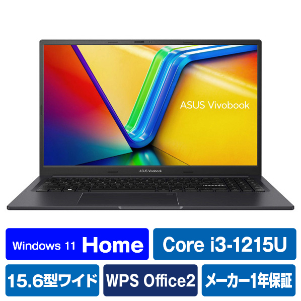 ASUS ノートパソコン ASUS Vivobook 15X インディーブラック K3504ZA-BQ022W