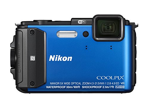 Nikon デジタルカメラ COOLPIX AW130 ブルー【中古品】