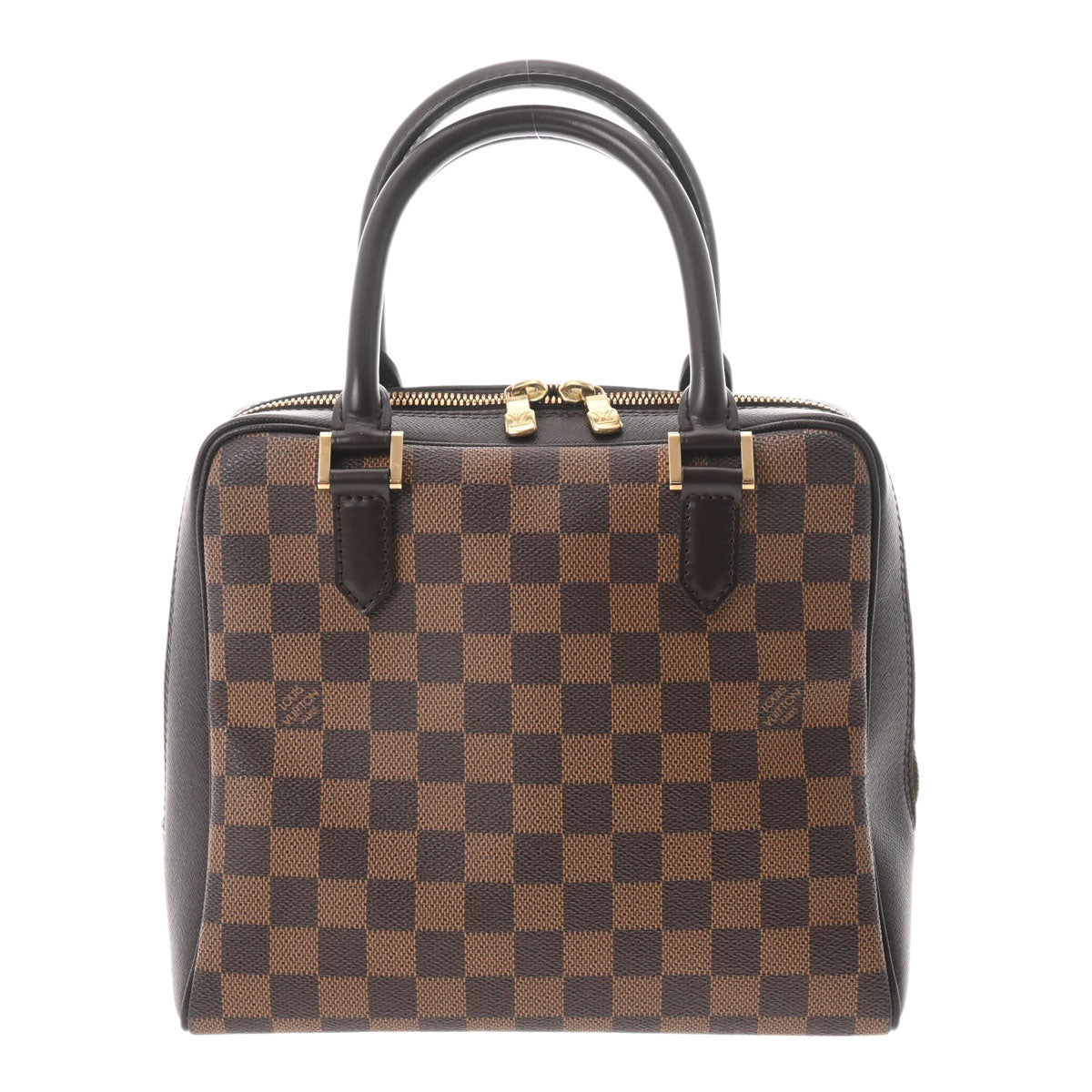 LOUIS VUITTON ルイヴィトン ダミエ ブレラ ブラウン N51150 レディース ダミエキャンバス ハンドバッグ Aランク 中古 