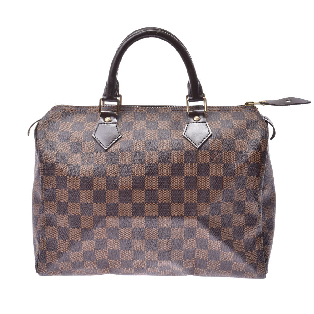 LOUIS VUITTON ルイヴィトン ダミエ スピーディ30 ブラウン N41531 レディース ダミエキャンバス ハンドバッグ Bランク 中古 