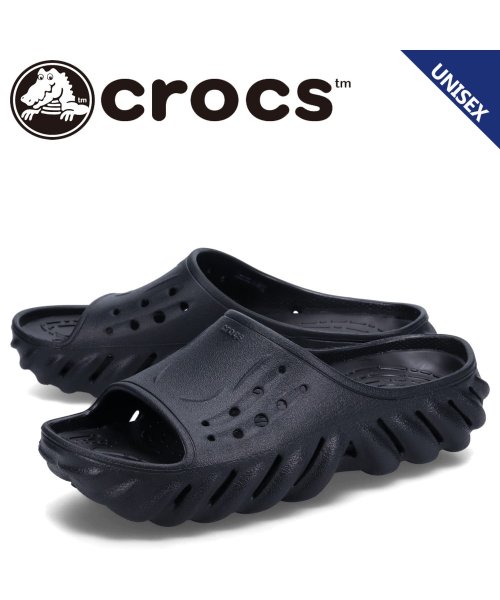 クロックス crocs サンダル エコー スライド メンズ レディース ECHO SLIDE ブラック 黒 208170－001