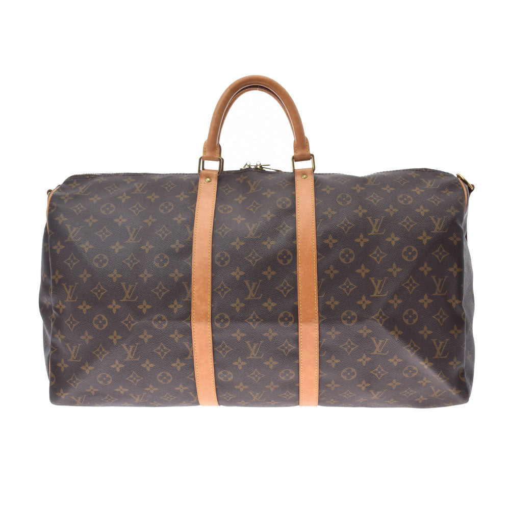 LOUIS VUITTON ルイヴィトン モノグラム キーポルバンドリエール55 ブラウン M41414 ユニセックス モノグラムキャンバス ボストンバッグ Bランク 中古 