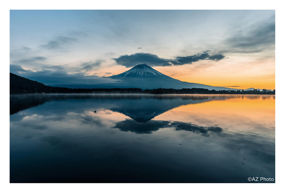 【A4写真用紙プリント（額縁なし）】世界遺産　富士山