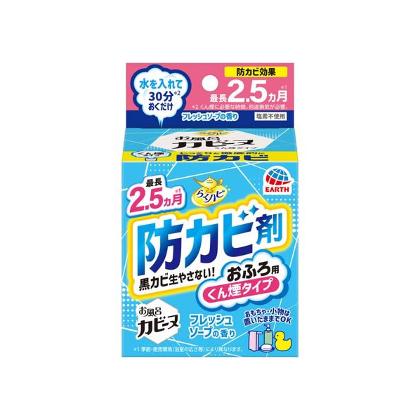 アース製薬 らくハピ お風呂カビーヌ フレッシュソープの香り 1個 FCT9258