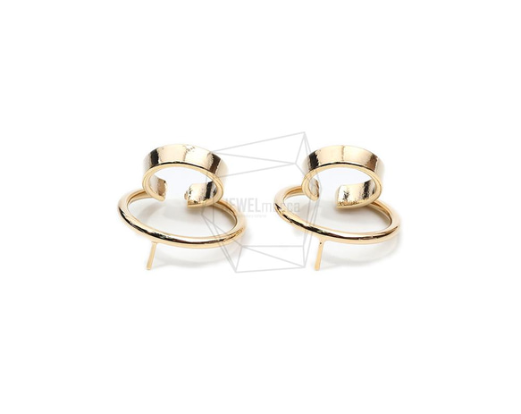 ERG-1955-G【2個入り】ラウンドイヤーカフ/Round Earcuffs Earrings