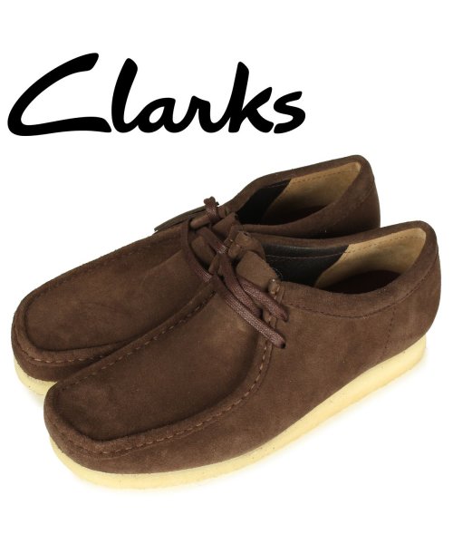 クラークス Clarks ワラビー ブーツ メンズ スエード WALLABEE BOOT ダーク ブラウン 26156606