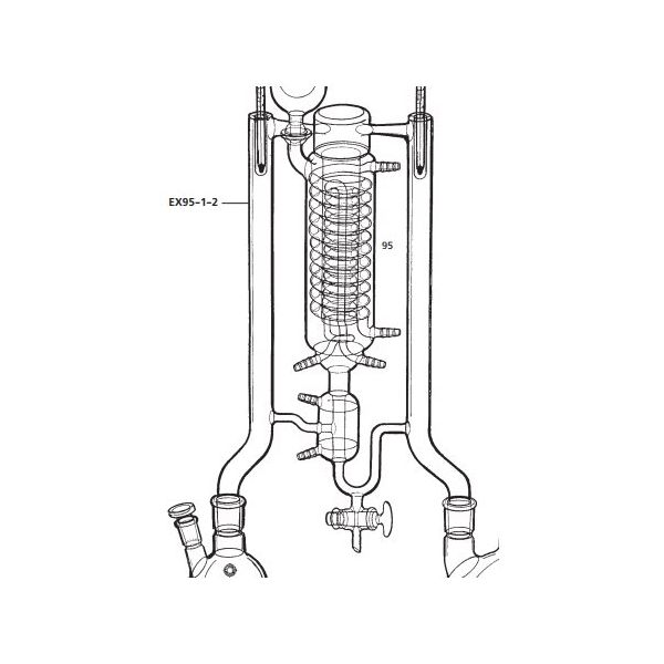 桐山製作所 抽出冷却器 EX95-1-2 1個 64-1069-90（直送品）